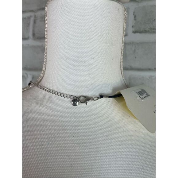 EST. 1946 Silver Hammered Statement Necklace - Picture 2 of 7